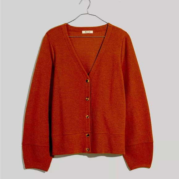 Madewell | Sweaters | Madewell Pieced Sleeve Cardigan | Poshmark